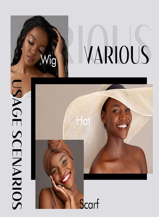 Dreamlover Wig Grip Bands for Keeping Wigs in Place, Wide Wig Grip, Brown, 1 Pieces - Image 4